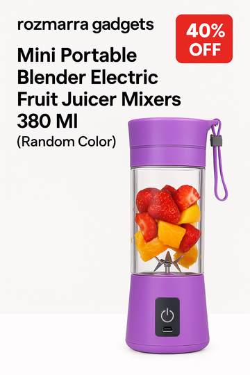 Mini Portable Blender /USB Rechargeable/Smoothie Maker/   Electric Fruit Juicer Mixer for Travel